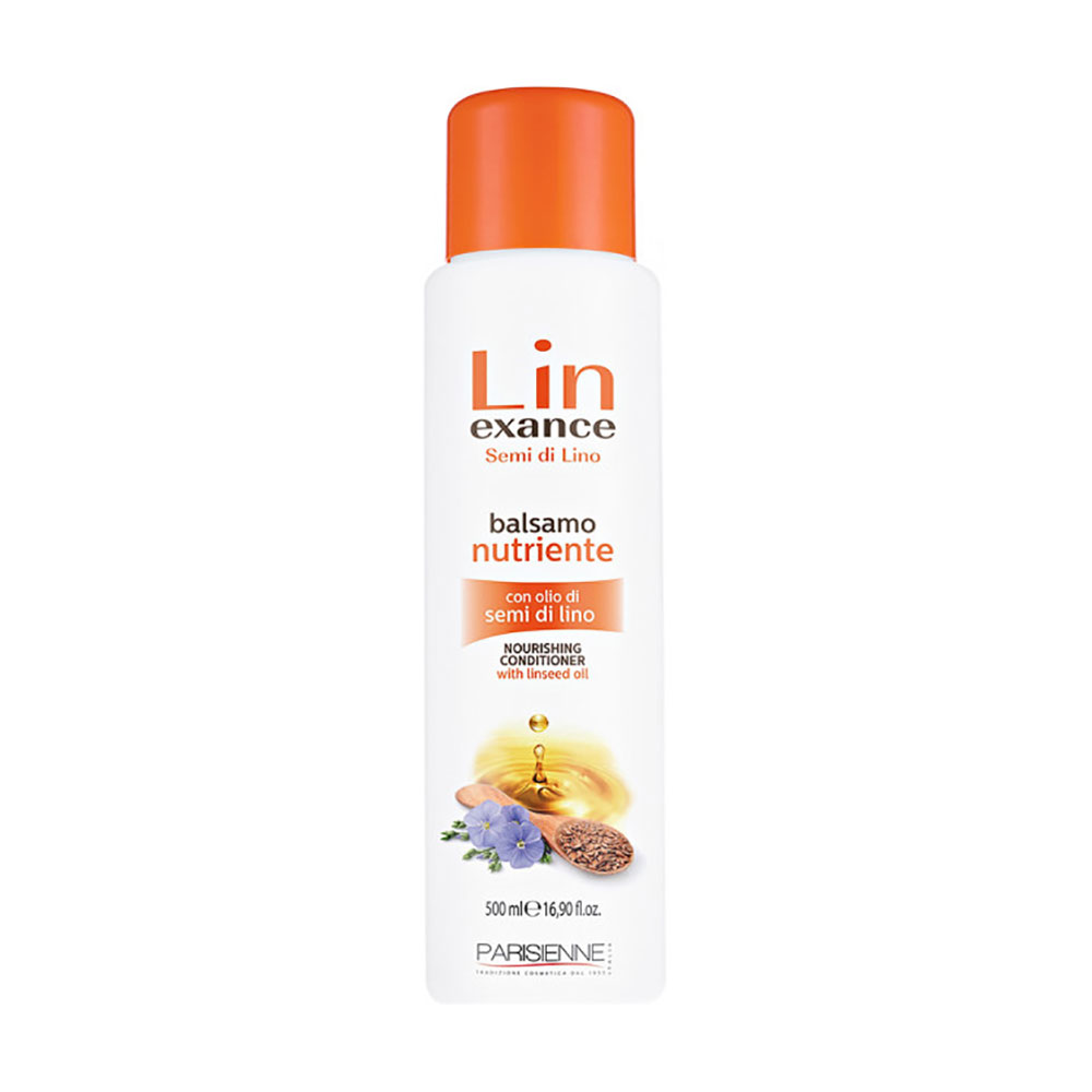 Бальзам-кондиціонер для волосся Parisienne Lin Exance Semi di Lino Nourishing Conditioner живильний, з екстрактом насіння льону, 500 мл